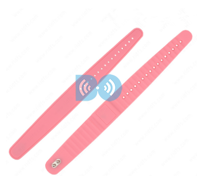 Swimming Pool Programmable Rfid Wristband Waterproof 13.56Mhz